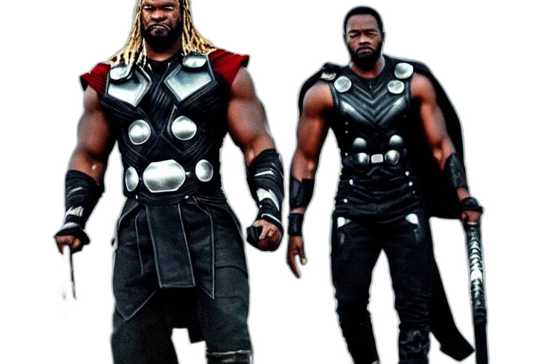 concept art, comic book art, badass, photo transparent PNG cut-out