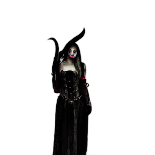 staff, mask, creature, dress, concept art, fantasy art, 3d render, pixel art transparent PNG cut-out