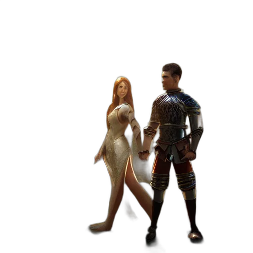 3d render, concept art, fantasy art, pixel art, outer space, underwater, earth tones, golden transparent PNG cut-out