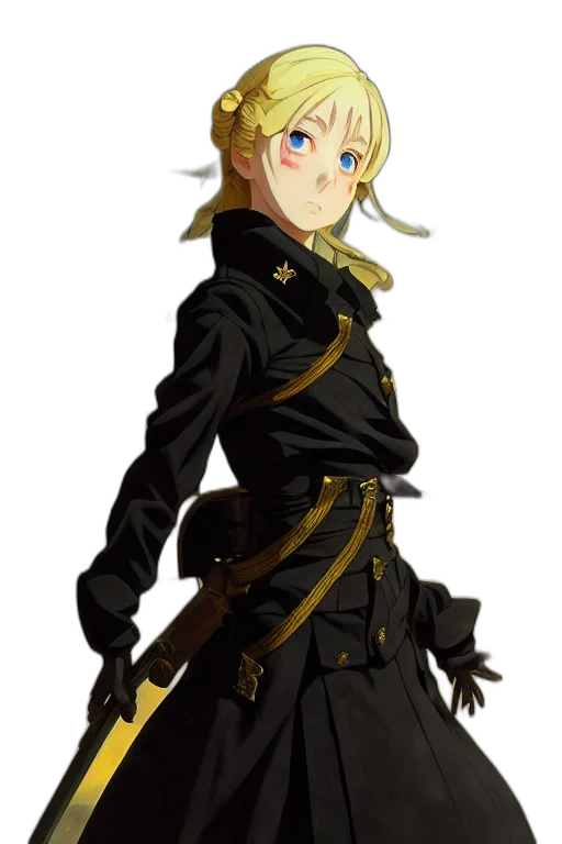 staff, jacket, sword, weapon transparent PNG cut-out
