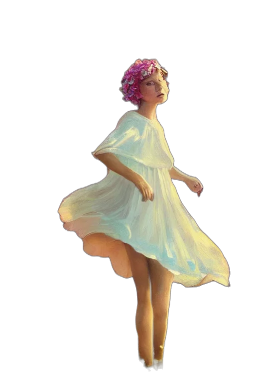 dress, crown, creature, concept art, oil painting, photorealistic, watercolor, underwater transparent PNG cut-out