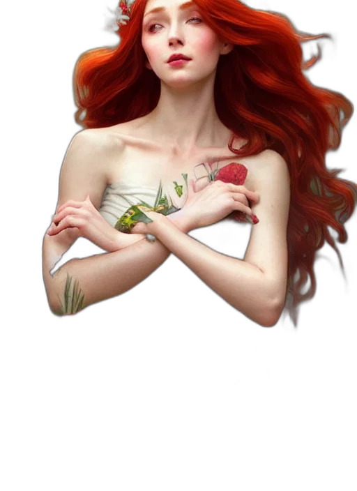 dress, jewelry, crown, hair transparent PNG cut-out