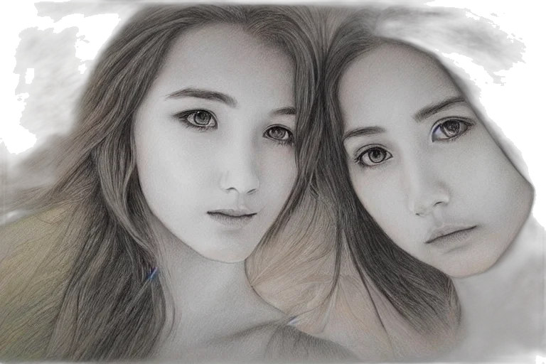 face, photorealistic, pencil sketch, oil painting, fantasy art, monochrome, watson, emma transparent PNG cut-out
