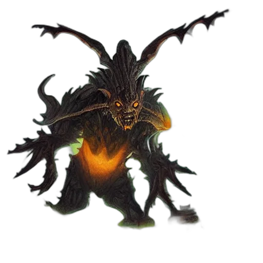 dragon, creature, staff, mask transparent PNG cut-out