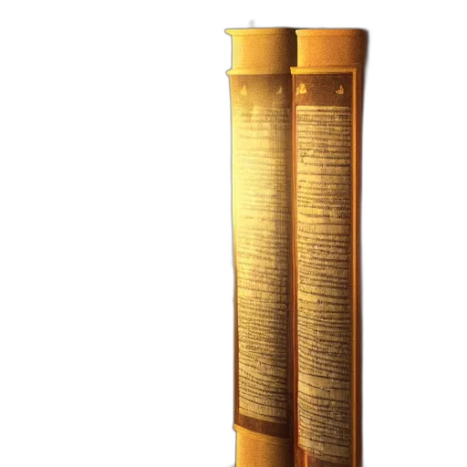 sword, weapon, staff, furniture, 3d render, golden, light, falling transparent PNG cut-out