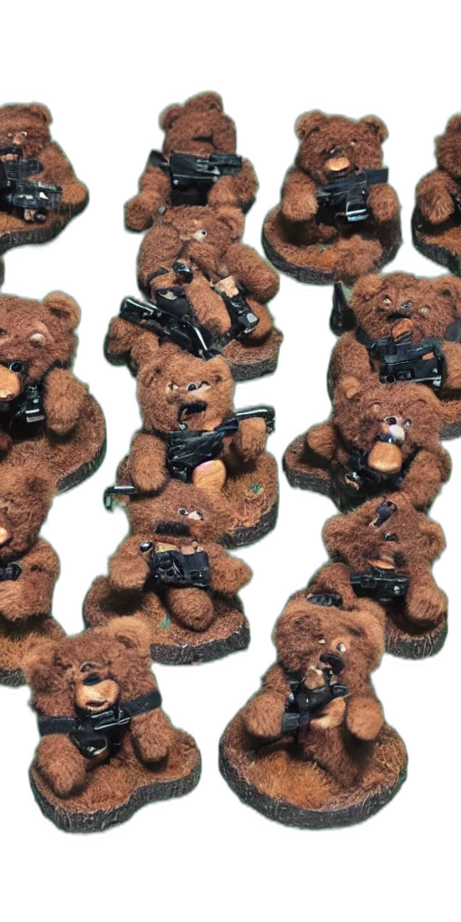 food, grizzy, bear, commandos transparent PNG cut-out