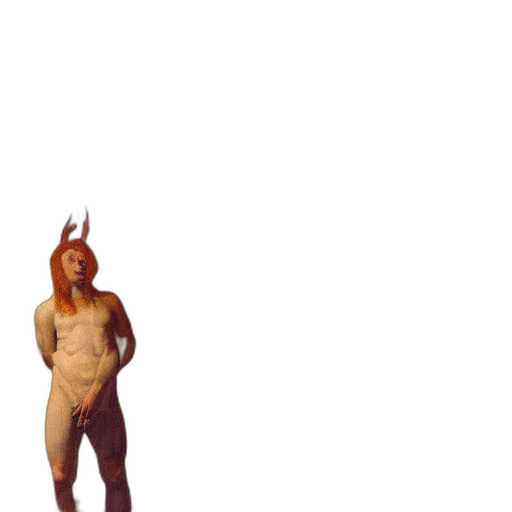 creature, animal, staff, mask transparent PNG cut-out