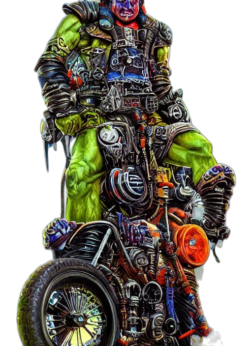 robot, car, weapon, jacket transparent PNG cut-out