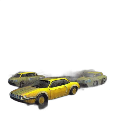car, weapon, 3d render, concept art transparent PNG cut-out