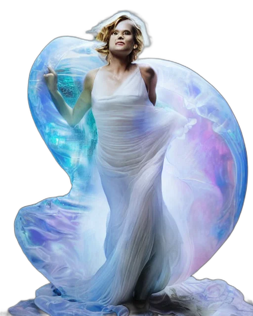 dress, fantasy art, concept art, photorealistic transparent PNG cut-out