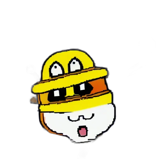 hat, staff, animal, robot, pixel art, cartoon, concept art, anime transparent PNG cut-out
