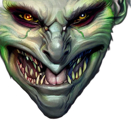 mask, face, creature, concept art transparent PNG cut-out