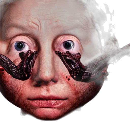 mask, face, creature, dragon transparent PNG cut-out