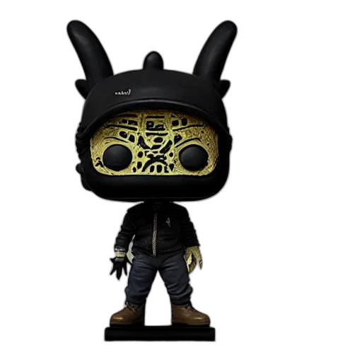 mask, 3d render, concept art, cyberpunk transparent PNG cut-out