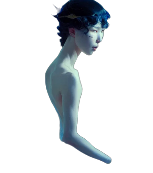mask, crown, face, creature transparent PNG cut-out