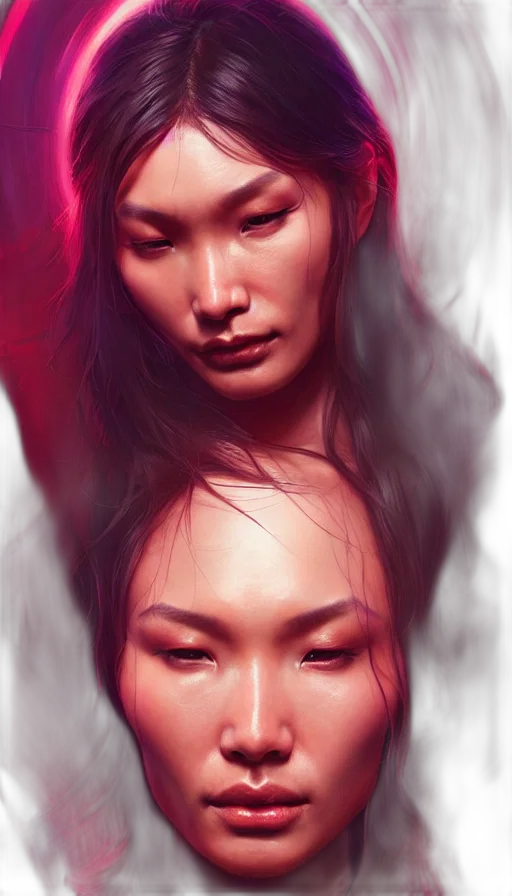 face, photorealistic, concept art, fantasy art transparent PNG cut-out