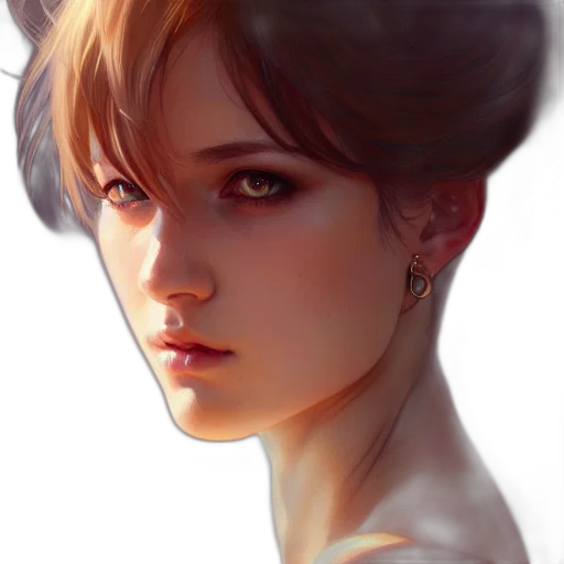 face, crown, jewelry, creature, photorealistic, fantasy art, oil painting, concept art transparent PNG cut-out
