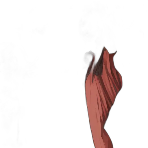 staff, dress, hair, sword, concept art, 3d render, fantasy art, photorealistic transparent PNG cut-out