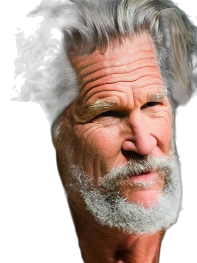 hair, face, mask, creature transparent PNG cut-out