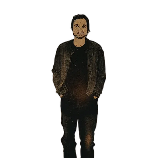 staff, jacket, face, robot transparent PNG cut-out