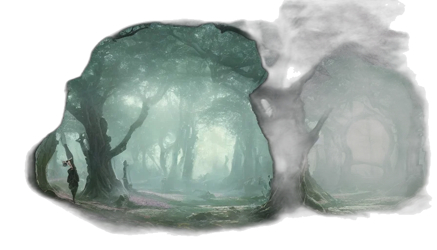 mask, tree, dragon, sword transparent PNG cut-out