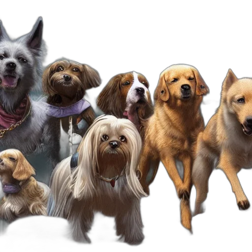 animal, dog, civilization, art transparent PNG cut-out