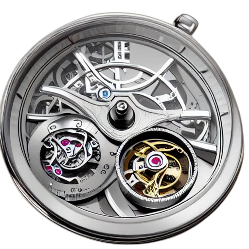 jewelry, retro, futuristic, tourbillon transparent PNG cut-out