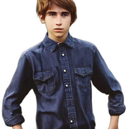 jacket, hair, face, photorealistic transparent PNG cut-out