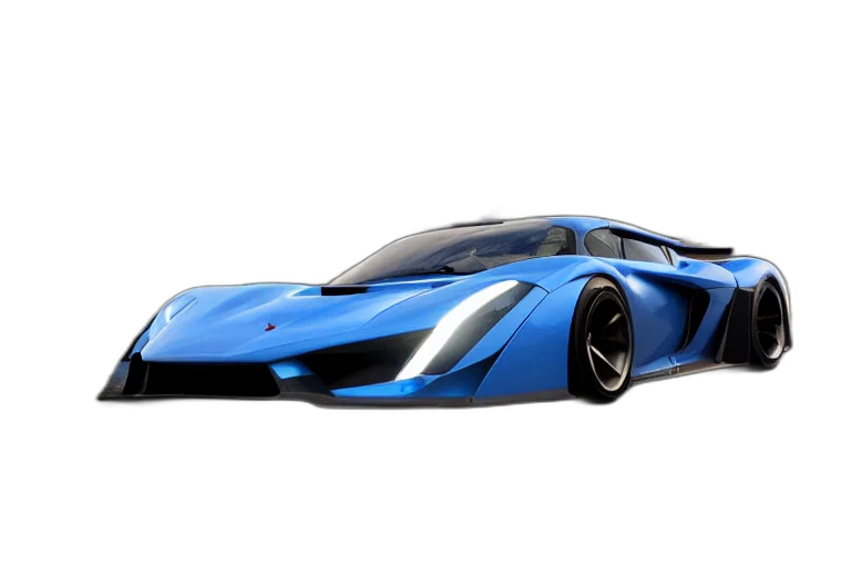 car, 3d render, concept art, photorealistic transparent PNG cut-out