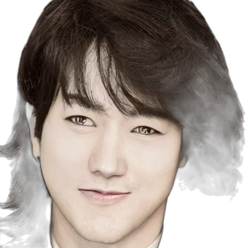 face, hair, photorealistic, cartoon transparent PNG cut-out