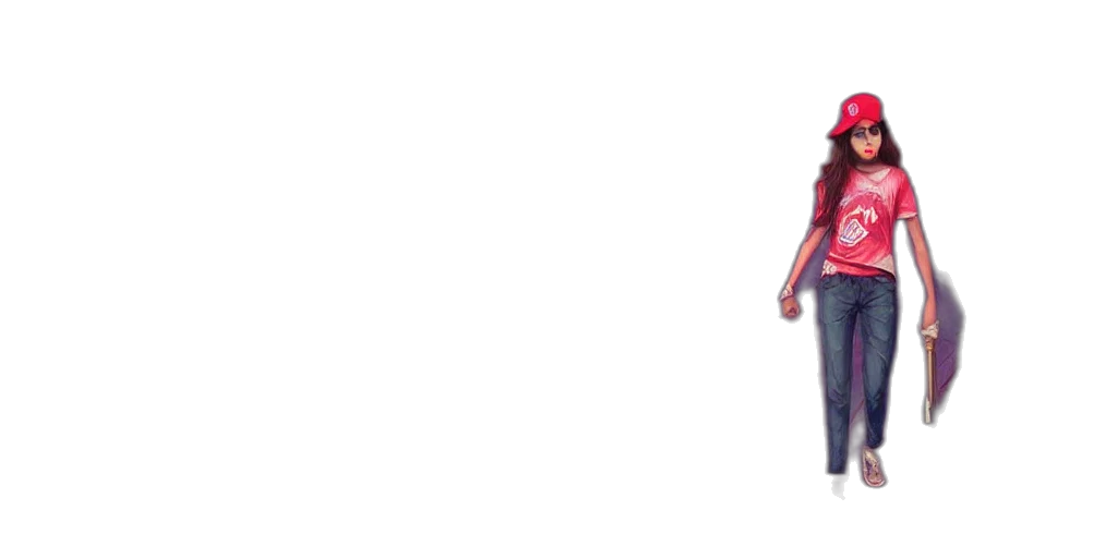 jacket, weapon, staff, robot transparent PNG cut-out