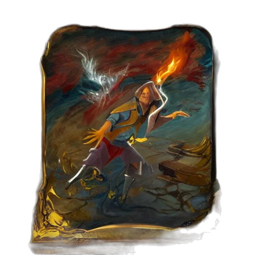 dragon, fantasy art, concept art, comic book art, oil painting, fire, underwater, night transparent PNG cut-out