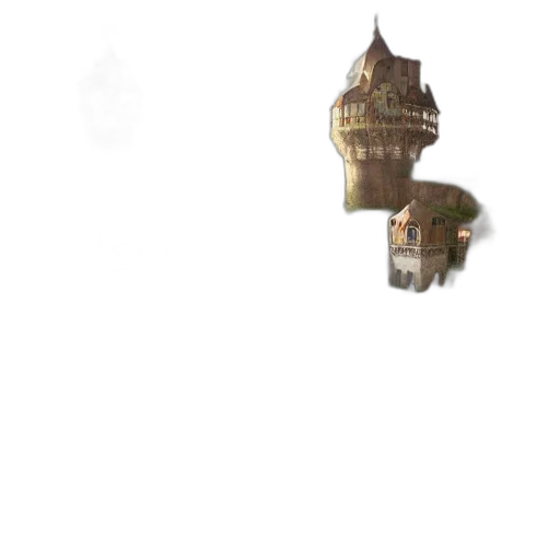 crown, building, staff, hat transparent PNG cut-out