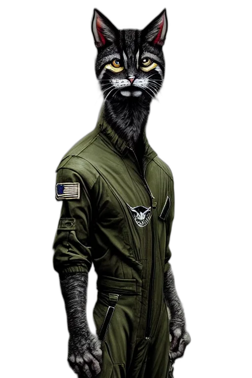 jacket, animal, concept art, comic book art, cyberpunk, cartoon, epic, professional transparent PNG cut-out