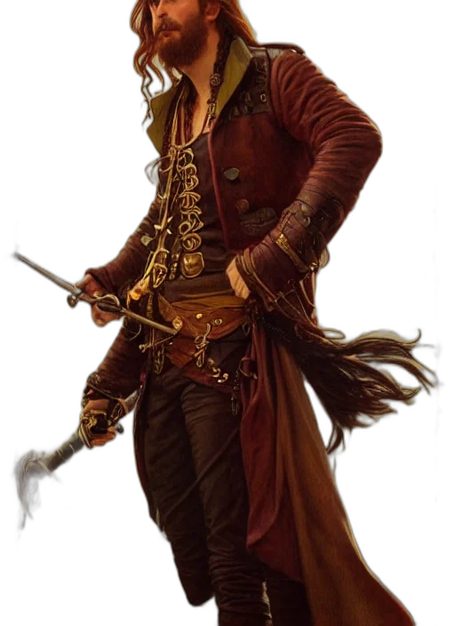 staff, sword, jacket, concept art transparent PNG cut-out