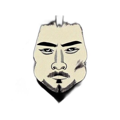 face, mask, staff, cartoon transparent PNG cut-out