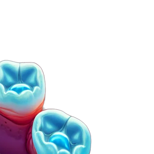 3d render, concept art, blue, microscopic transparent PNG cut-out