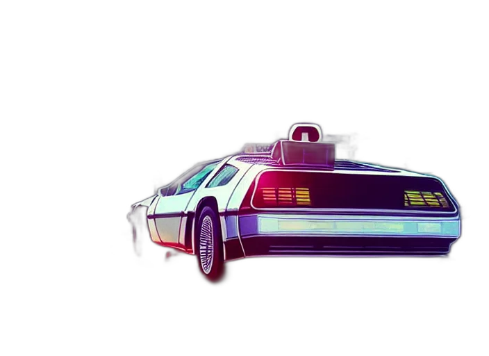car, robot, concept art, cyberpunk, vaporwave, pixel art, race, driver transparent PNG cut-out