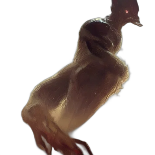 creature, animal, dragon, dress, concept art, photorealistic, fantasy art, watercolor transparent PNG cut-out