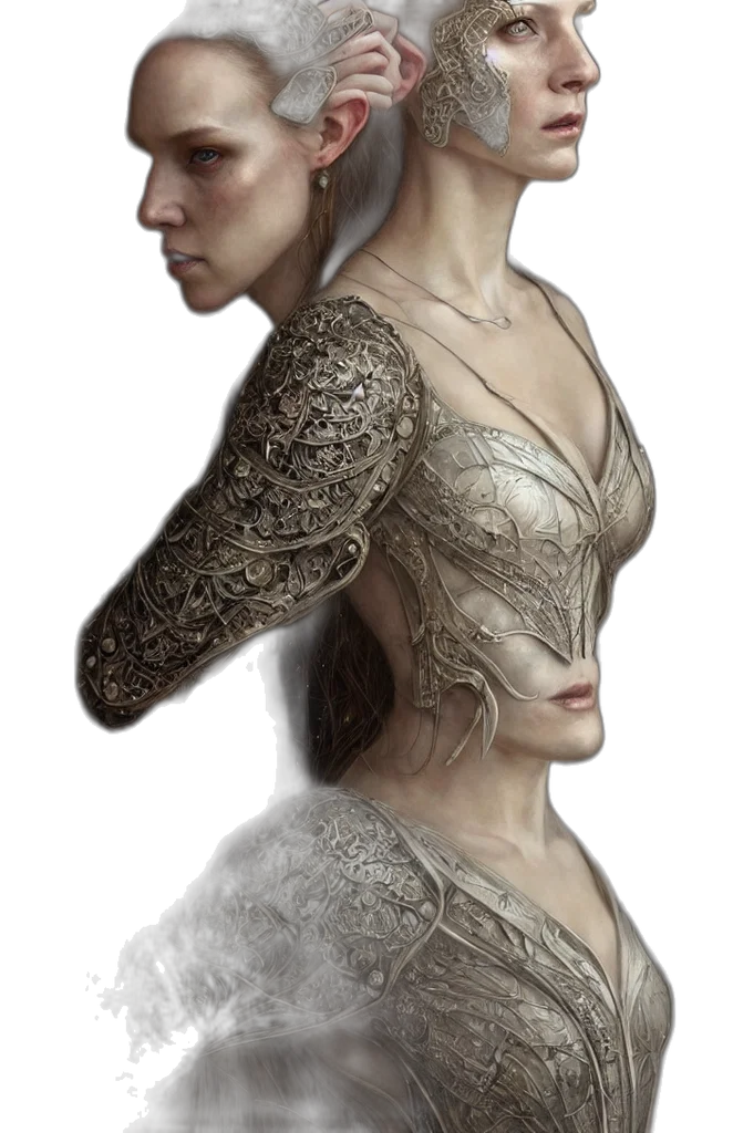 dress, mask, crown, jewelry transparent PNG cut-out