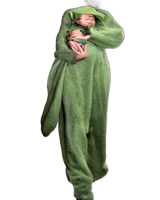 creature, jacket, dragon, dress, green, kendall, jenner, walking transparent PNG cut-out
