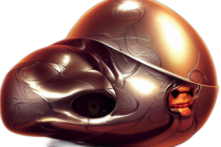 mask, photorealistic, 3d render, concept art, vin, diesel, egg, silver transparent PNG cut-out