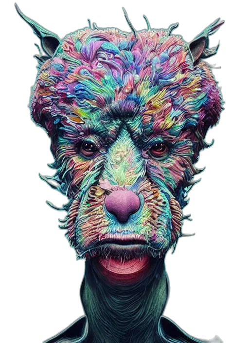 mask, face, animal, creature transparent PNG cut-out
