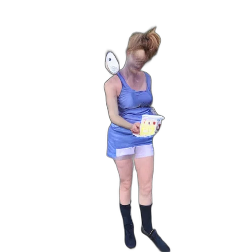 mask, hat, dress, staff, 3d render, concept art, anime, cartoon transparent PNG cut-out