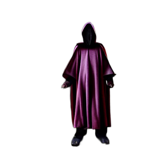 jacket, dress, staff, mask transparent PNG cut-out