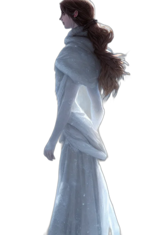 dress, jacket, creature, staff, concept art, fantasy art, photorealistic, 3d render transparent PNG cut-out