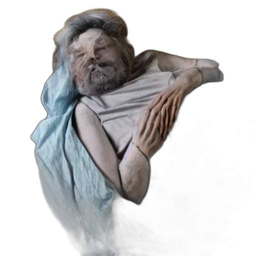 creature, face, mask, staff transparent PNG cut-out