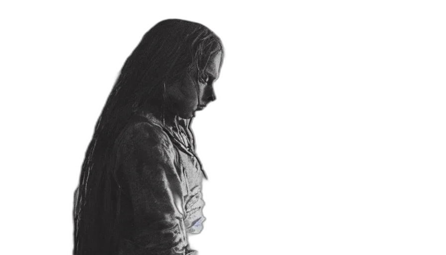 jacket, face, hair, dress transparent PNG cut-out
