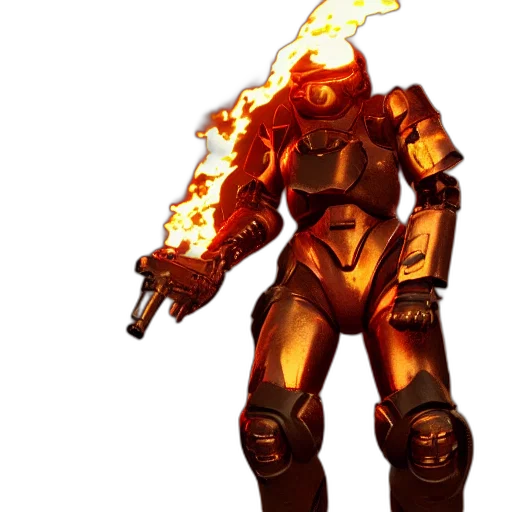 robot, staff, weapon, concept art transparent PNG cut-out