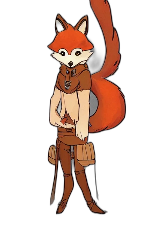 staff, animal, dress, jacket, concept art, fantasy art, watercolor, pixel art transparent PNG cut-out